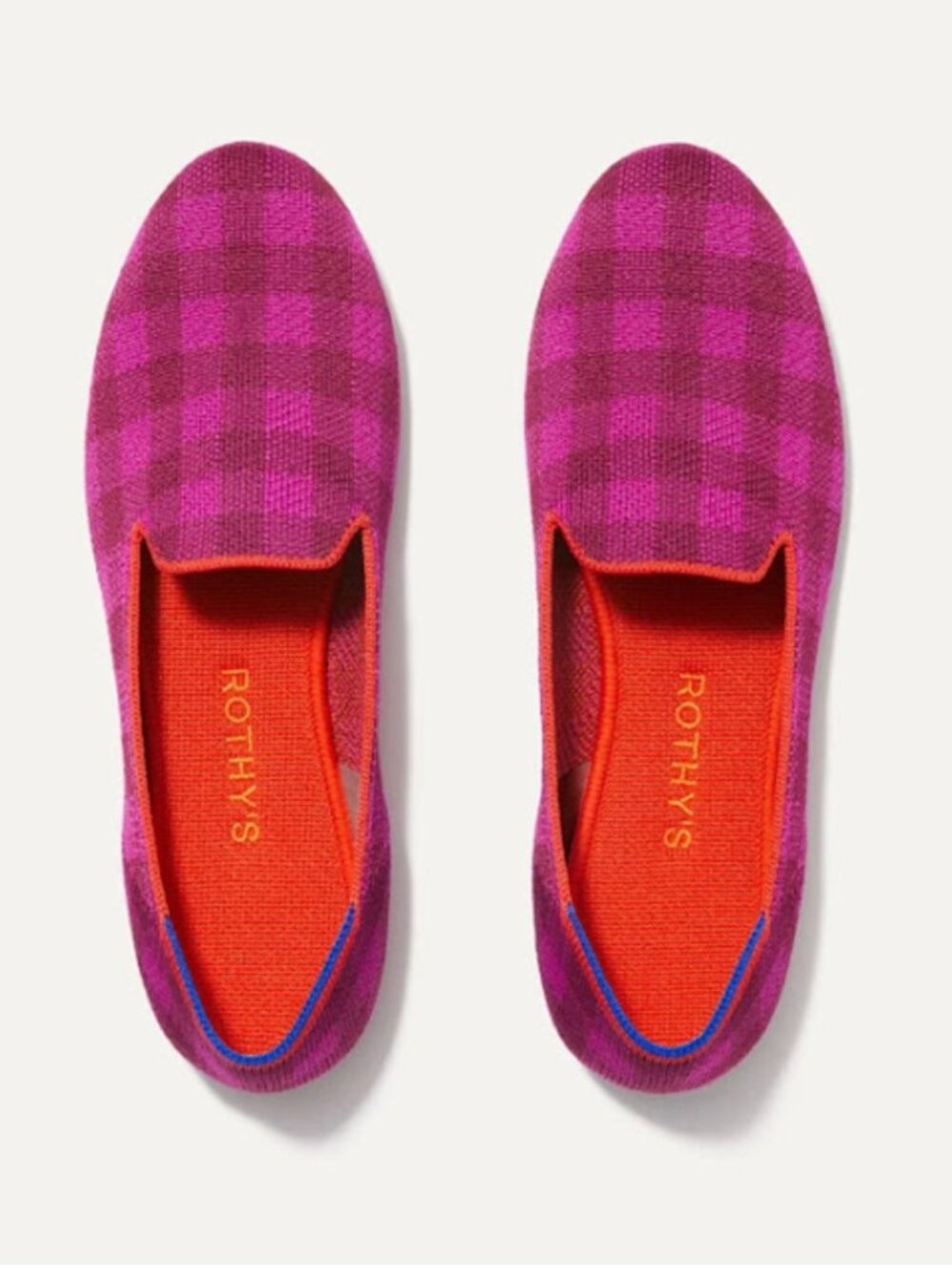 Rothy's Cherry Gingham Loafers | Size 8.5